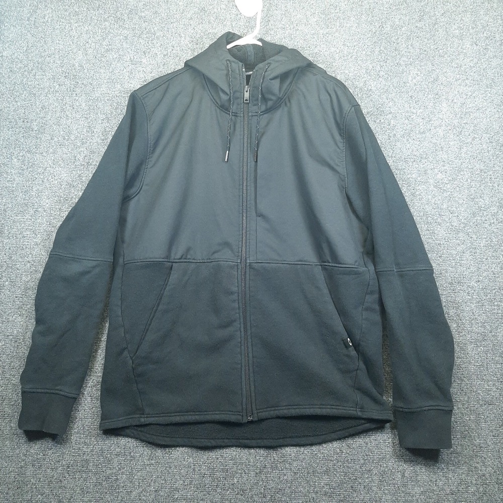 Oakley Men's Hooded Jacket XL Black Cotton Polyester Blend 472181